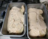A picture of step 8 of Cheesy Potato Mushroom Burger Bake.
