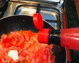 A picture of step 3 of Spanish Chicken.