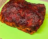 A picture of step 6 of Pork in cranberry glaze.