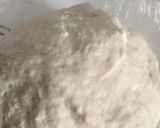 A picture of step 2 of Mini Pizzas with Unrefreshed Sourdough Starter.