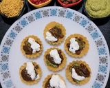 A picture of step 2 of Basket chaat.