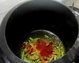 A picture of step 13 of Cluster(guvara) beans dhokli curry.