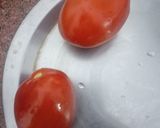 A picture of step 1 of Olive Oil Salad.