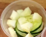 A picture of step 1 of Water melon punch.