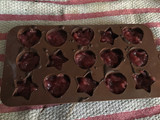 Bombones 0% rellenos de mermelada de fresa