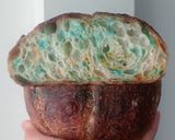Foto langkah ke 19 dari resep Blue-Orange Sprinkles Sourdough Bread.
