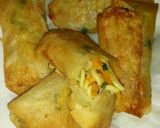 Foto langkah ke 5 dari resep Risol isi Mie Telur dan Sayur.