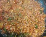 A picture of step 8 of Mutta curry.