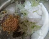 A picture of step 2 of Cucumber raita.