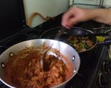 A picture of step 3 of Kabuli biryani.