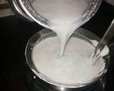 A picture of step 3 of Appam and White Saagu(White Kurma).