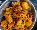 आलू गोभी की सब्ज़ी (Aloo gobhi ki sabzi recipe in Hindi) रेसिपी चरण 4 फोटो