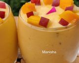 A picture of step 5 of Apple Mango Custard Smoothie(Alphanso Recipe).