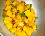 A picture of step 2 of Khichuri.