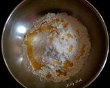 A picture of step 1 of Shahi dry fruits mawa kachori.