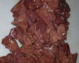 عکس مرحله 1 از دستور خوراک جگر مرغ