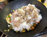 A picture of step 2 of Crispy Chicken Fried Rice.