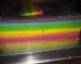Foto langkah ke 5 dari resep Rainbow cake.