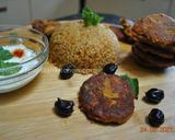 عکس مرحله 13 از دستور طرز تهیه کتلت عدس خووووشمزه