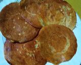 A picture of step 1 of Wheat flour sweet Chillas.