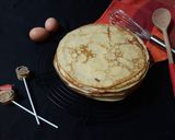 Une image de l'étape 1 de Gâteau de crêpes aux fraises.