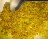 A picture of step 2 of Masala keema.