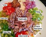 Foto langkah ke 1 dari resep Cumi asin cabe hijau.