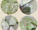 A picture of step 2 of Vegetables Fried Rice.