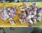 Une image de l'étape 2 de One pot pasta « Marin » aux thon, poivron jaune, algues et bouillon de crevettes.