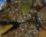 A picture of step 5 of Spicy Bringal Masala.