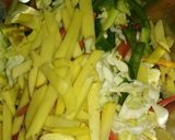 A picture of step 1 of Mix vegetable.