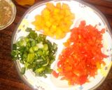 A picture of step 2 of Fried Rice and Coslow.