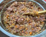 A picture of step 1 of Filipino Lumpia Shanghai.