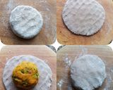 A picture of step 3 of Potato Peas Stuffed Jowar Flour Paratha. Smart, Spicy And Super.