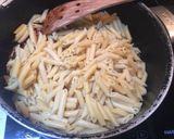 Foto del paso 4 de la receta: Macarrones con taquitos de Serrano, Champiñones y Huevo