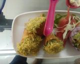 A picture of step 5 of Veg cones.