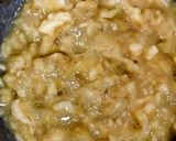 A picture of step 1 of Banana Fritters in Jaggery Syrup.