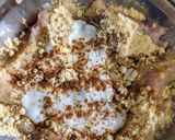 A picture of step 2 of Amritsari fish fry.