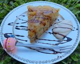 Foto del paso 7 de la receta: Torta de Manzana-Banana invertida Vegana 🍎🍌❤