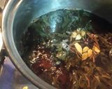 A picture of step 3 of Kashmiri chai.