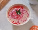 Foto langkah ke 3 dari resep Bubur Sagu Mutiara Saus Susu.