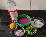 A picture of step 1 of Black jamun mojito.