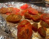 A picture of step 2 of Roasted heirloom and caramelized onion red sauce.