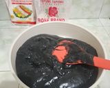 Foto langkah ke 7 dari resep Dawet Ireng Anti Gagal🖤 Hitam Pekat, Gurih, Creamy.