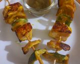A picture of step 6 of Makhmali Paneer Tikka.