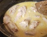 A picture of step 11 of My Lemon, peppered, Buttered Chicken. 💜😀.