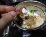 A picture of step 3 of Sattu Masala Chaas.