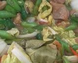 Foto langkah ke 3 dari resep Tumis Buncis Daging Cabai Hijau (tumis Campur2).