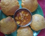 A picture of step 8 of Pumpkin Puree Masala Puri.
