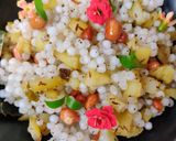 A picture of step 3 of Sabudana khichdi.